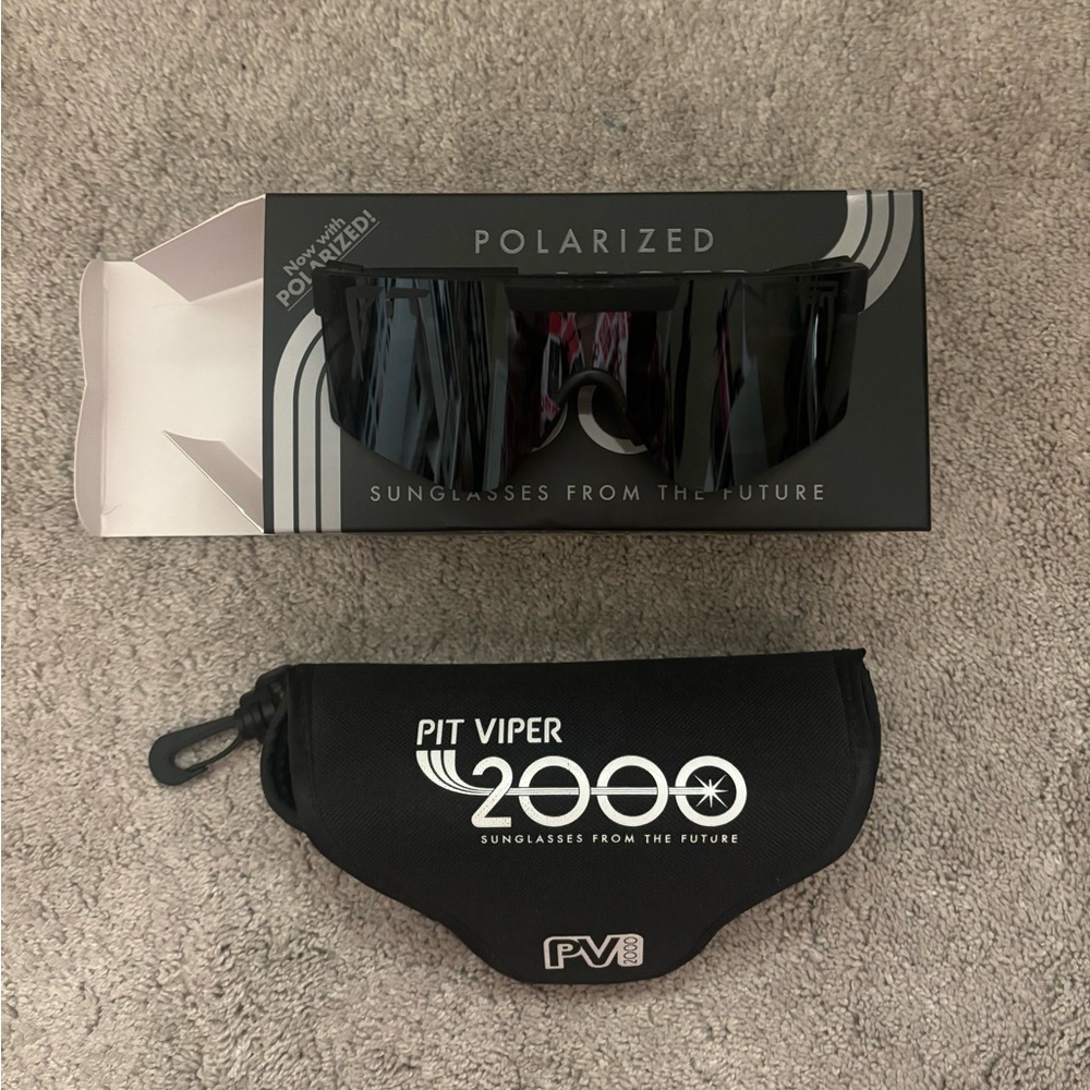 “The Blacking Out Polarized” - Pit Viper Polarized 2000 Sunglasses